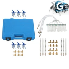 Diesel Injector Flow Meter Test Kit 6 Cylinder Common Rail Adaptor Fuel Tester