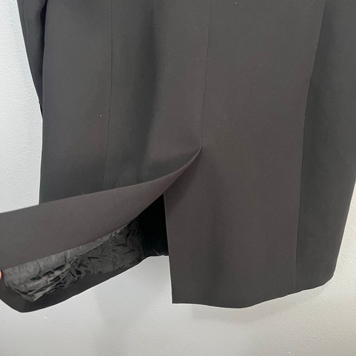 Vintage Casual Corner Long Blazer Women's Sz M Black Business Classic Formal - Picture 4 of 7