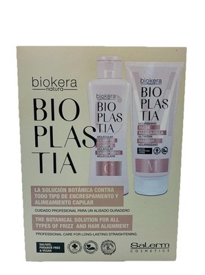 Salerm Cosmetics Biokera Natura Bioplastia Shampoo 300ml & Mask 200ml Set