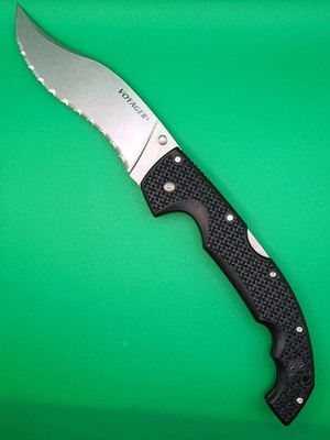 Cold Steel Voyager XL Vaquero Folding Knife 5.5'' AUS10A Serrated Edge - New