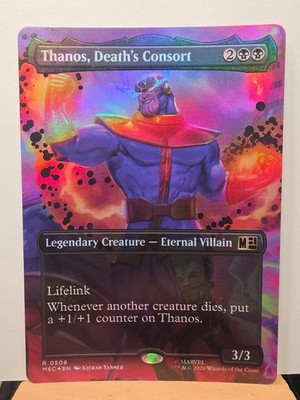 Thanos, Death's Consort (Borderless) Commander: Marvel Super