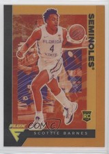 2021-22 Panini Chronicles Draft Picks Flux Orange Scottie Barnes #232 x0a