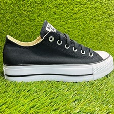 Converse Chuck Taylor All Star Low Womens Size 9 Black Athletic Shoes Sneakers