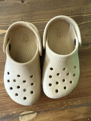 Crocs Toddler's Unisex Classic Clog Bone/Tan