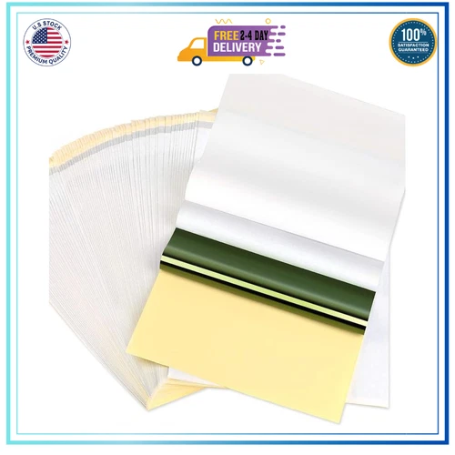 Cridoz 50PCS Tattoo Transfer Stencil Paper A4 Carbon Transfer Sheets - product listing photo