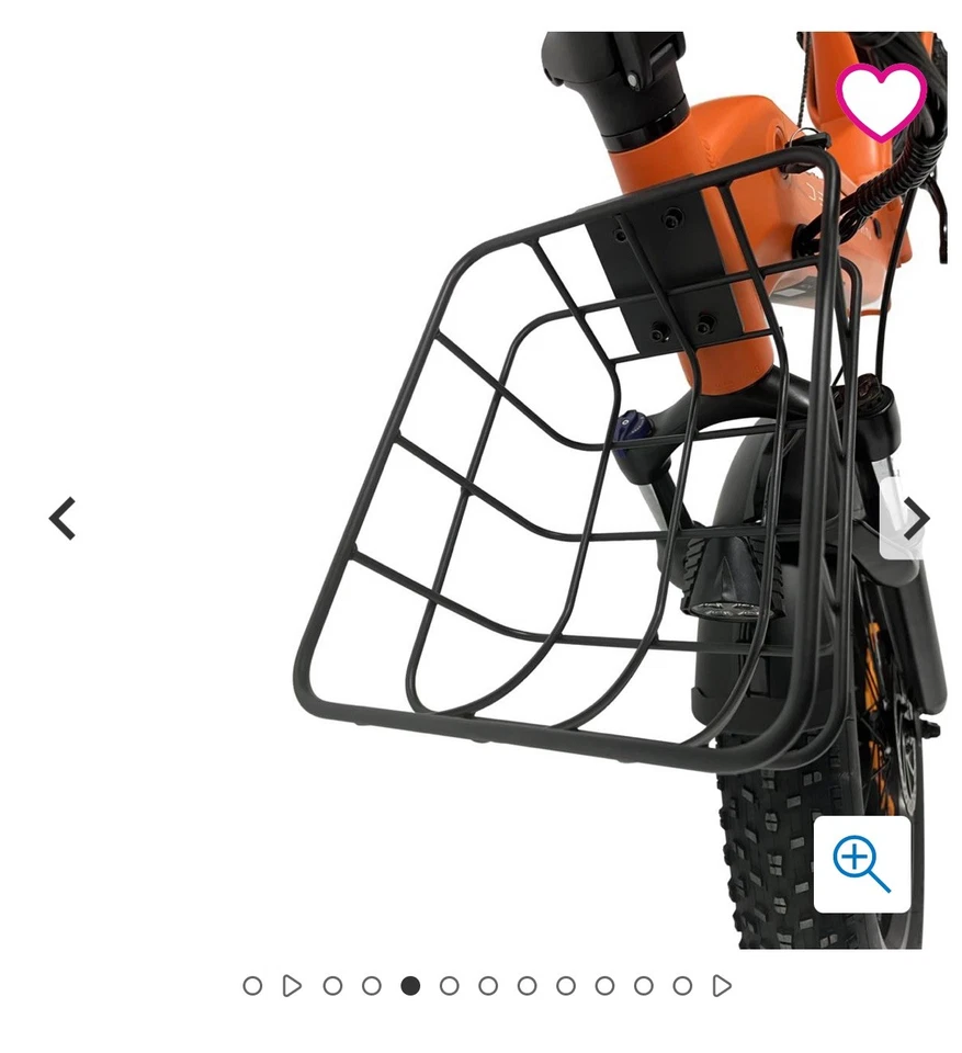 Neumático grueso plegable BikeElectric Delorean DM600-Sport nuevo 20 MPH velocidad máxima azul Foto 3 de 4