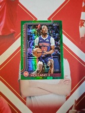 2025-26 Topps Basketball Base Green Foil Ron Holland II /99