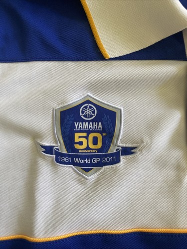 Yamaha Factory Racing Button Shirt 50th Anniversary Motorcycle - World GP 2011 - Picture 2 of 7