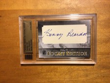 Kenny Reardon Famous Fabrics Hockey Inc Autograph 1/1 WOW!