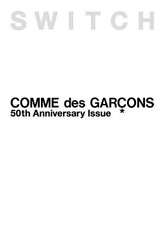 COMME des GARCONS 50th Anniversary Issue Book...