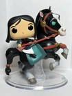 Funko Pop! Mulan Riding Khan 6 Inch #76 Disney Rides NM Box With Protector