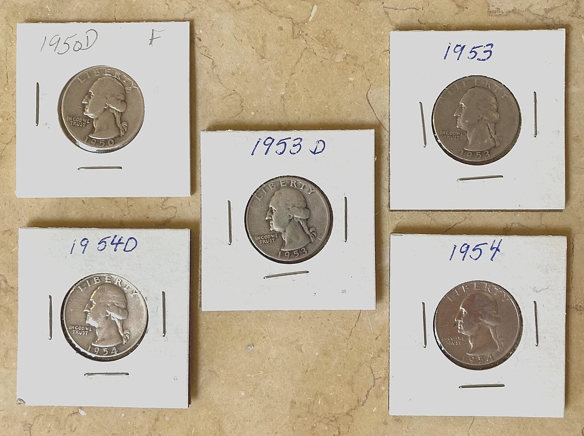 Circulated Silver 1953 Washington Quarters (1932-1998) for sale | eBay