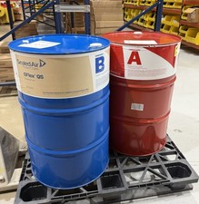 NEW Sealed Air Instapak Foam Red/Blue 55 gal component A GFlex and B GFlex QS