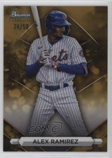 2023 Bowman Sterling Prospects Gold Refractor 24/50 Alex Ramirez #BSP-63 9hx