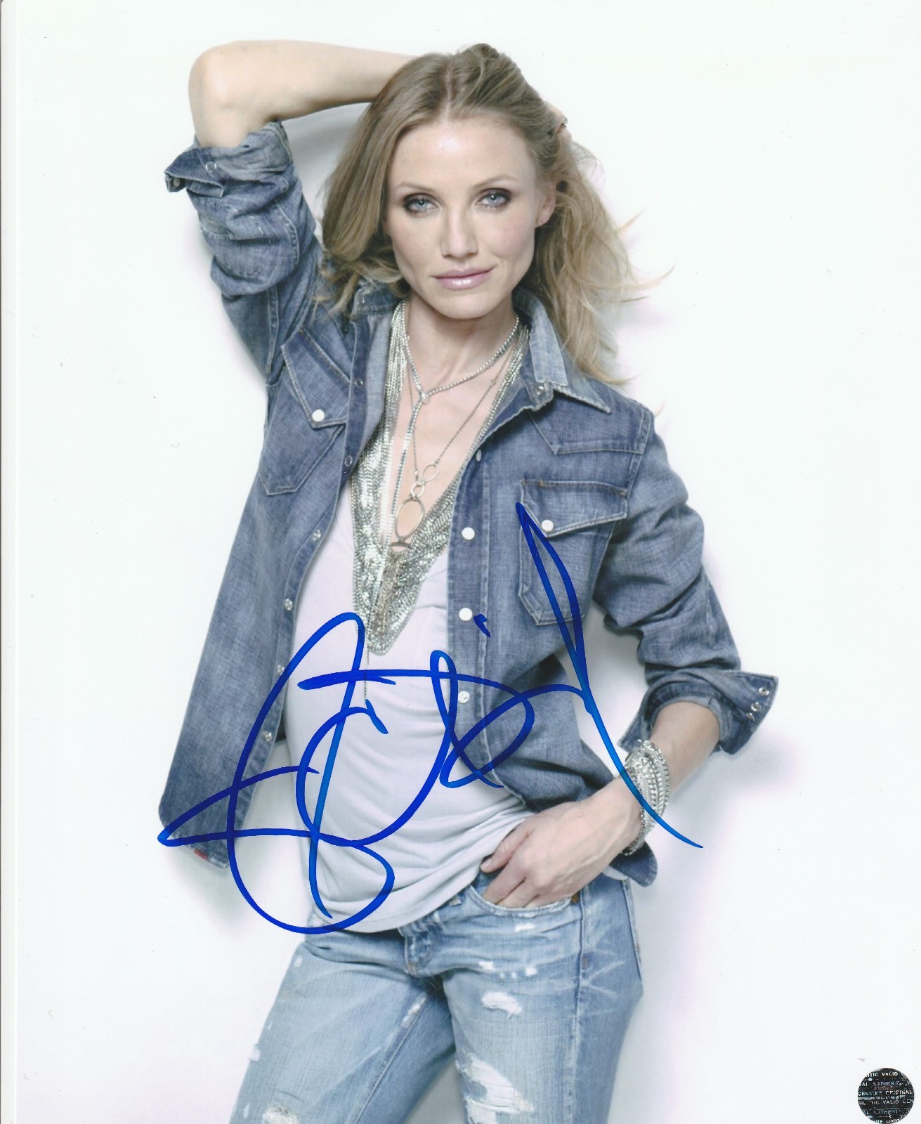 Cameron Diaz Signed Autographed Sexy Hot 8x10 Photo with COA/Matching Hologram