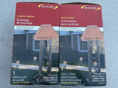 #ad Lot Of 2 Pieces Malibu CS7AC1 Low Voltage Landscape Path Lighting Comes As Show $80.75