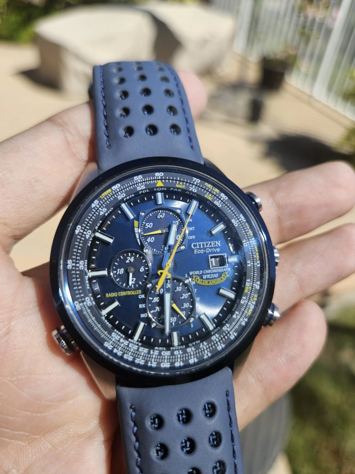 Citizen Blue Angels A-T Eco-Drive Radio Controlled AT8020-03L Men's Watch