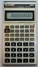Vintage Sharp EL-733 Financial Calculator