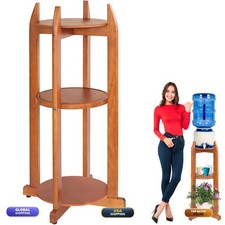 Natural Solid Wood Water Dispenser Floor Stand 32.8
