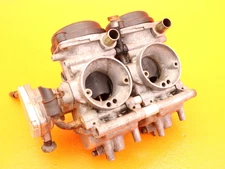 2001 - 2005 Yamaha Raptor 660r Mikuni Complete Dual Carburetor Throttle Body