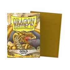 Dragon Shield - Matte Gold Sleeves 100ct - Standard Size - MTG Pokemon TCG
