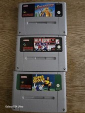 SNES Games Bundle: Sparkster, Super Soccer and NHLPA Hockey 93