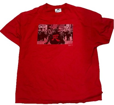 Street Fighter x Bait Akuma Protest Size 2XL Capcom FGC Fighting Games Tshirt