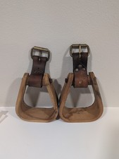 Antique Vintage Wooden Stirrup Western Cowboy Collectible Hand Made