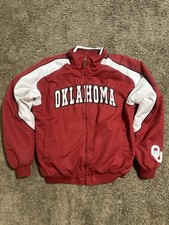 Vintage NCAA Oklahoma Sooners  triple maroon  jacket 90s size large
