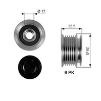 Gates OAP7044 Generator-Riemenscheibe Passt Zu: Audi A3, A4 B5, A4 B6, A4 B7, A6