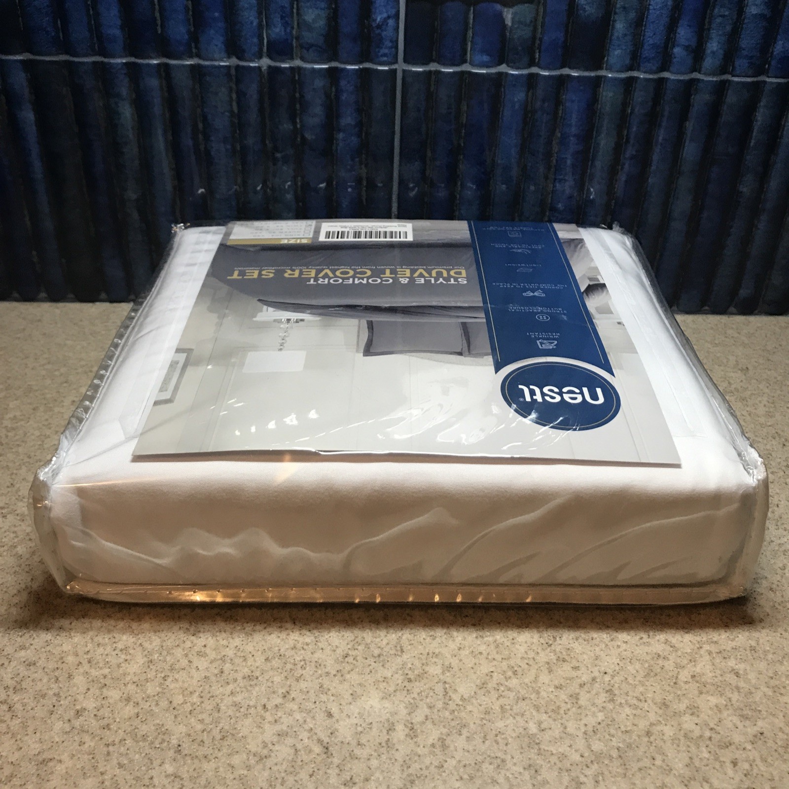 Nestl Style And Comfort Duvet Cover Set Twin White