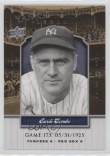 2008 Upper Deck Yankee Stadium Legacy Earle Combs #YSL173 HOF 0e2x