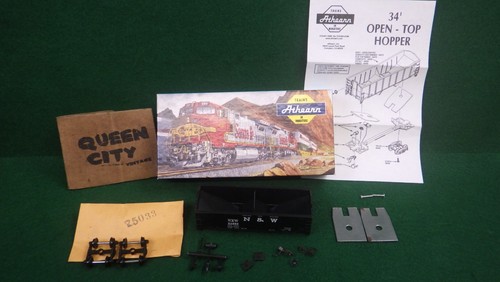 Nuevo en caja Athearn 5444 Northern&Western 34' tolva escala HO lado acanalado acoplador Kadee | Zustand: New