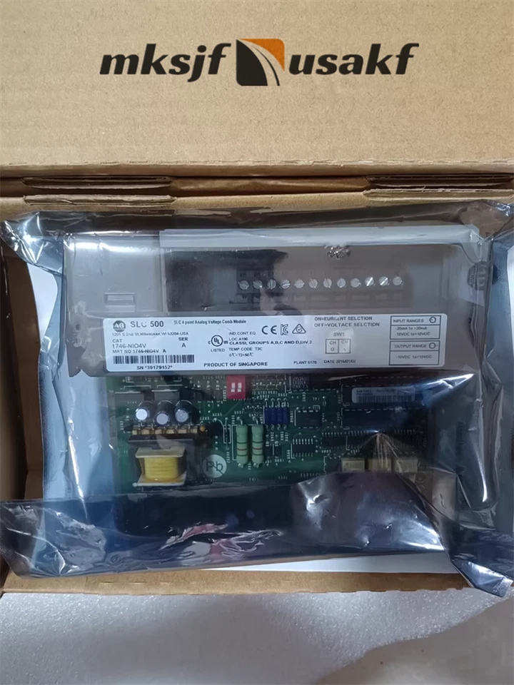 AB 1746-NIO4V Series A SLC 500 Analog Module 1746NIO4V New  US Free tax - Image 3 of 4