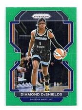 2022 Panini Prizm WNBA #45 Diamond DeShields Green Prizm Phoenix Mercury