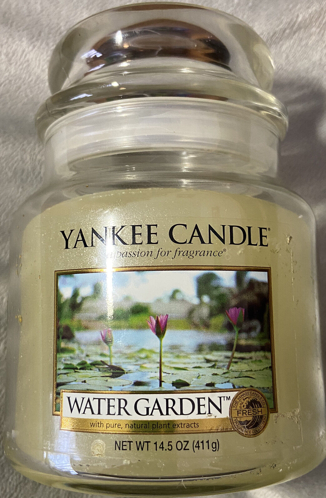 YANKEE CANDLE WATER GARDEN ~NEW~ 14.5OZ Direct stock discount JAR Dallas Mall