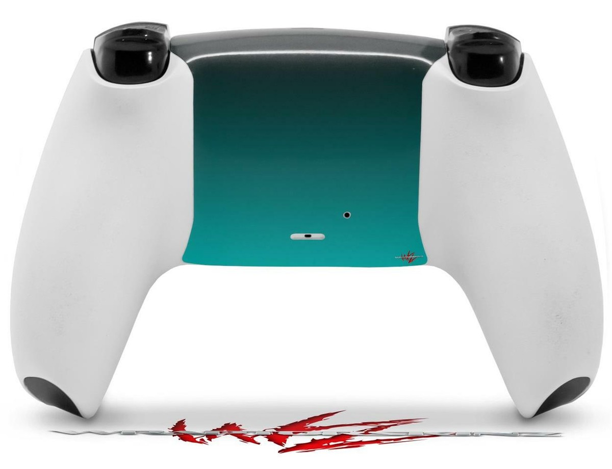 Skin Sony PS5 Controller Smooth Fades Neon Teal Black | eBay