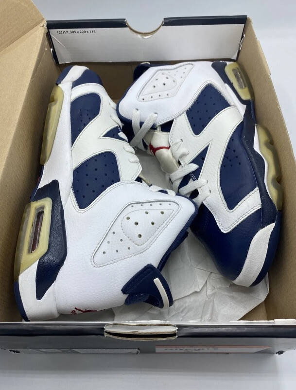 美品⭐️NIKE AIR JORDAN 6 RETRO Olympic 2012 Air Jordan 6 Olympics 2012 Size 6.5 | eBay