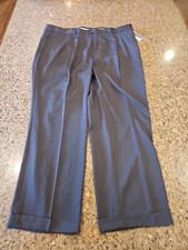 Perry Ellis Portfolio Men's Brown Dress Pants 42x30 No Iron