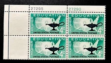 US STAMPS 1962  Higher Education Block #1206 MNH (3452)