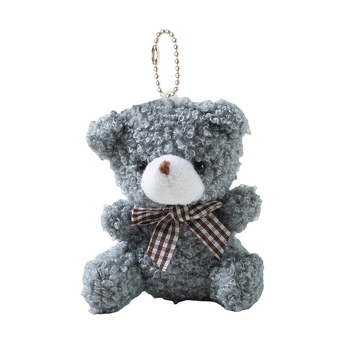 2 Sitting Bow Tie Bear Bag Charm Cartoon Car Keyring Decoration Backpack Pendant - Picture 2 of 17