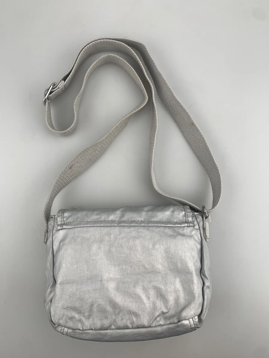 Kipling metallic silver best sale bags