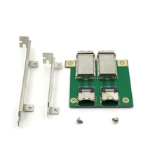 The MINISAS adapter SFF-8087 to SFF-8088 internal to external adapter
