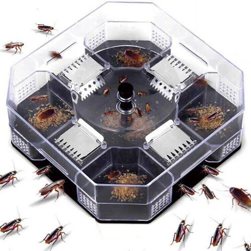 Bug Roach Killer Trap Reusable Household Cockroach Harmless Pets Catcher Box