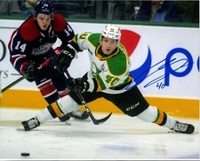 ANTONIO STRANGES DALLAS STARS LONDON KNIGHTS  8X10 AUTOGRAPHED SIGNED PHOTO COA