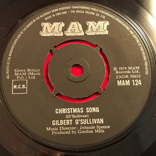 GILBERT O'SULLIVAN Christmas Song 1974 UK 7" vinyl single original record 45 - Picture 2 of 2