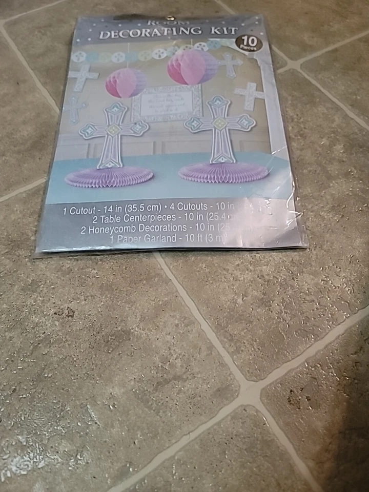 RELIGIOUS Blessed Day ROOM DECORATING KIT ~ Birthday Party Supplies Cutouts - Image 2 of 4