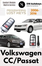 Volkswagen Cc Passat Key Fob Programming For Add Or All Keys Lost Service Fast