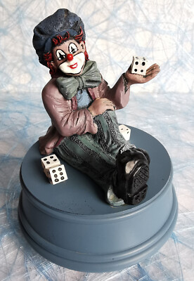Gilde Clowns Spieldose ''Spieluhr Gewinner'' Nr. 45059, ''O Du lieber Augustin...''