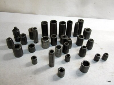 30pcs PROTO Deep Impact Socket Set: 1/2'' Drive Socket J74216 7724H